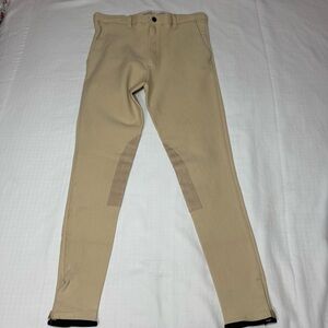 Devon Aire Riding Pants Womens Size 34R Tan Equestrian Breeches Horse Style #425